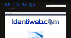 Desktop Screenshot of identiweb.com
